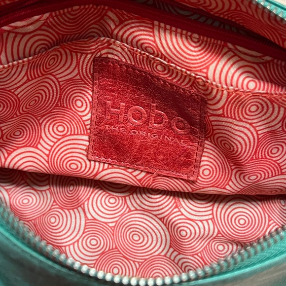 HOBO Jade Green Leather Shoulder Bag. - Picture 7 of 9